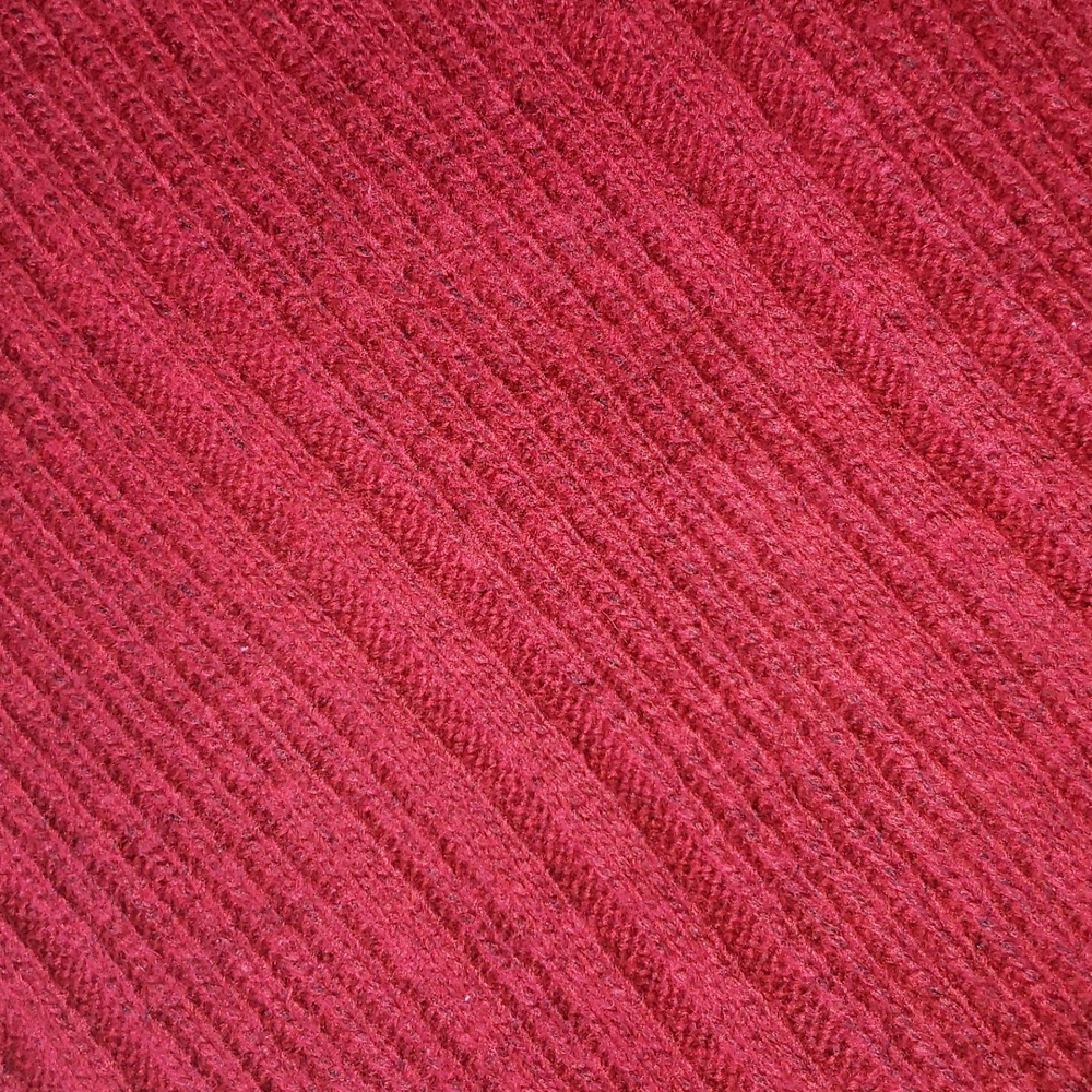 Jennifer Lopez Red Black Pullover Sweater XS - Picture 5 of 14